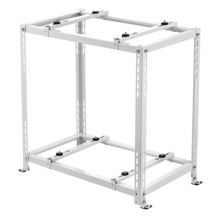 VEVOR Mini Split Ground Stand, Anti-Vibration Mini Split Stand for 9000-18000 BTU Ductless Air Conditioner Heat Pump, Heavy Duty AC Base Bracket Floor Mount w/ 250kg Max. Load,Dual Levels