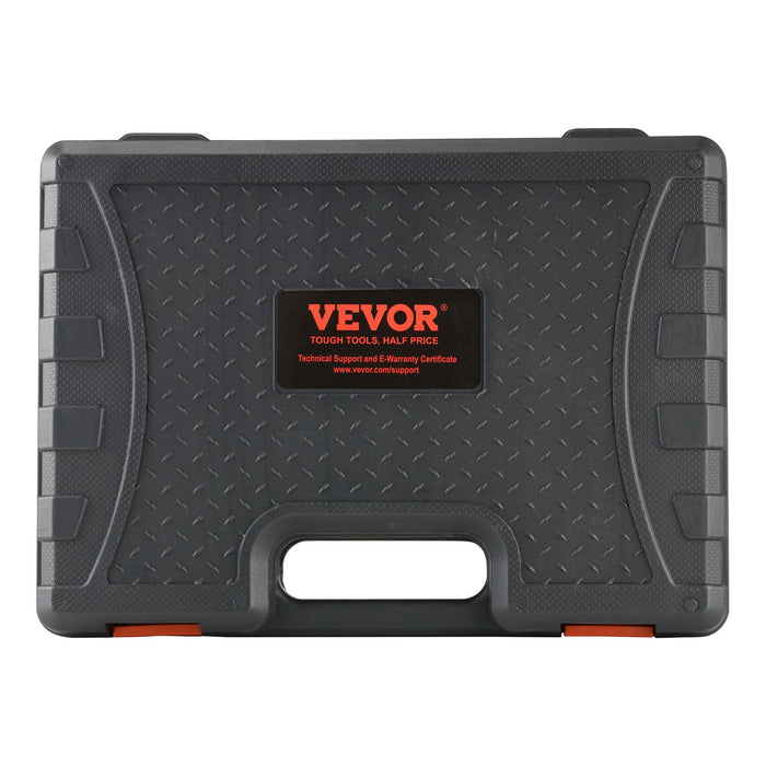 VEVOR Hole Saw Kit, 18 PCS Saw Blades, 6 Drill Bits, 1 Hex Wrench, Bi Metal M42 Hole Saw Set with Carrying Case, General Purpose Size from 3/4" to 4-1/2", Ideal for Wood Board, Iron and Plastic Plate