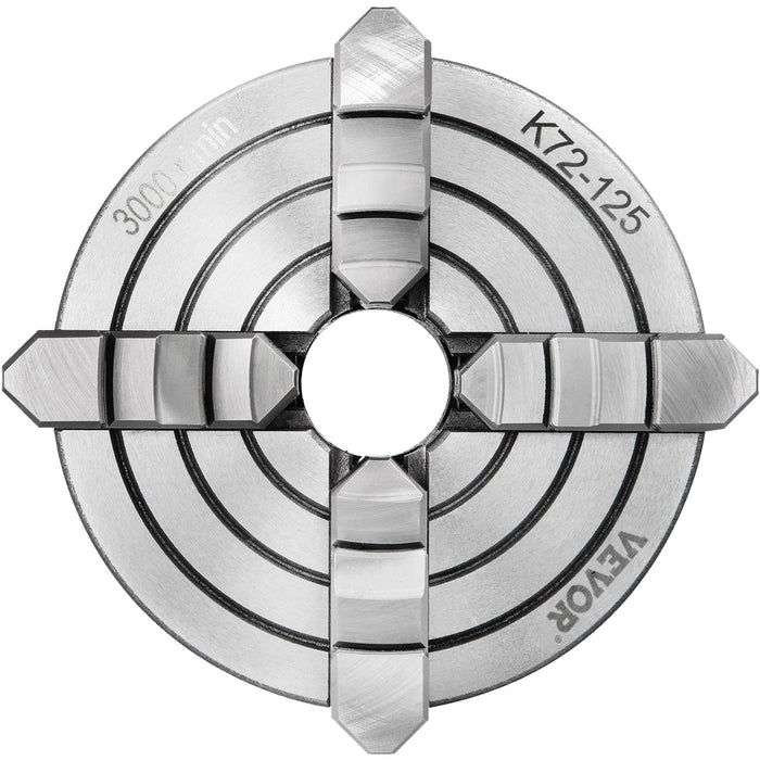 VEVOR Metal Lathe Chuck 4-Jaw Independent 5 inch Cast Iron Milling Turning CNC