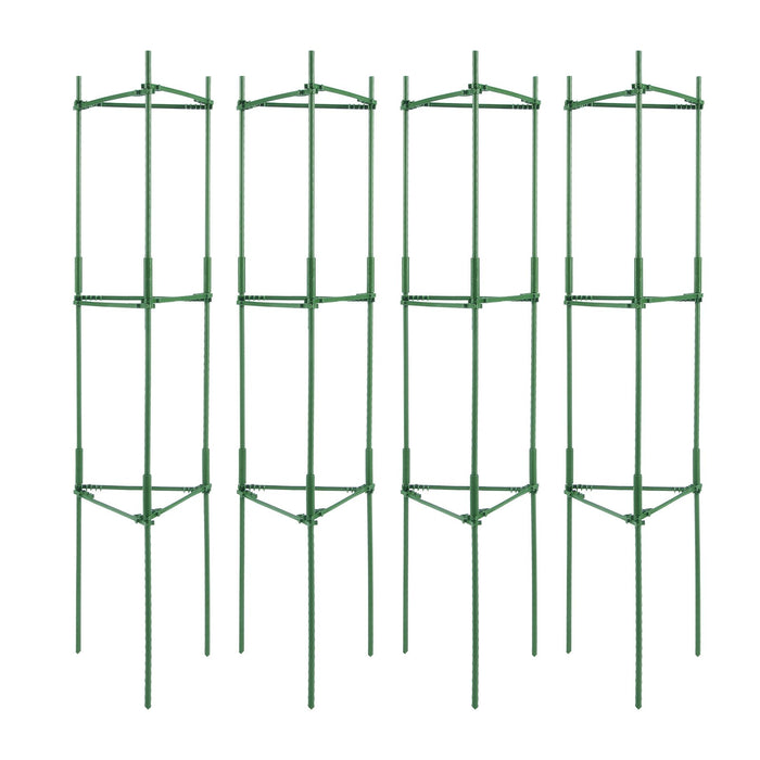 VEVOR 4 Packs Tomato Cages for Garden 1620 mm Tomato Plant Stakes Support Cage