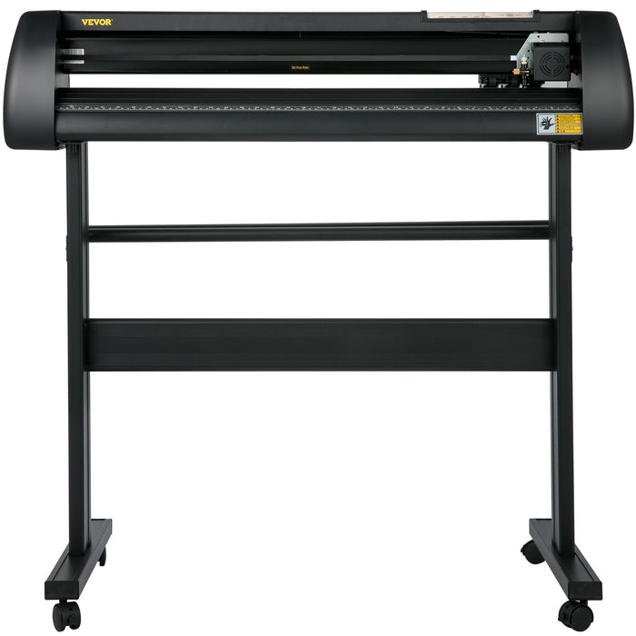 VEVOR 28 Inch Vinyl Cutter Machine With Floor Stand Vinly Sign Cutting Plotter Starter Bundle Kit Software Adjustable Force & Speed