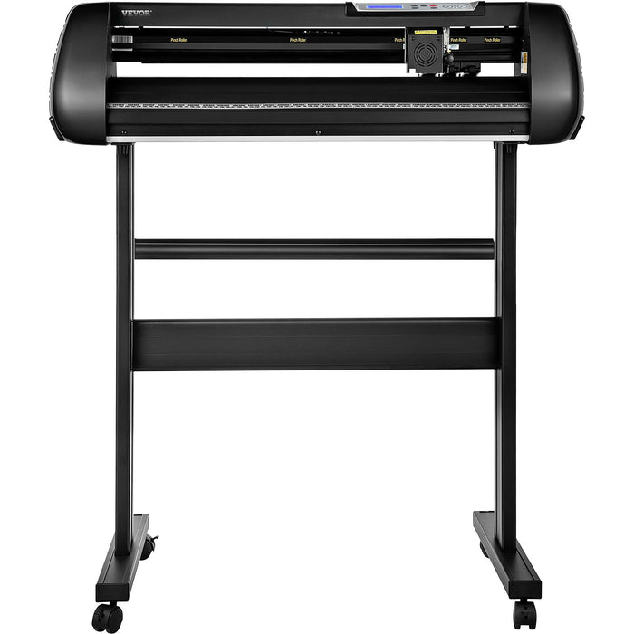 VEVOR Vinyl Cutter Machine, 34inch Cutting Plotter, Offline Cutting Machine Kit Mobile Bluetooth, Precise Roller Shaft High Accuracy Adjustable Speed & Force, DIY SignMaster Software Blade for Windows