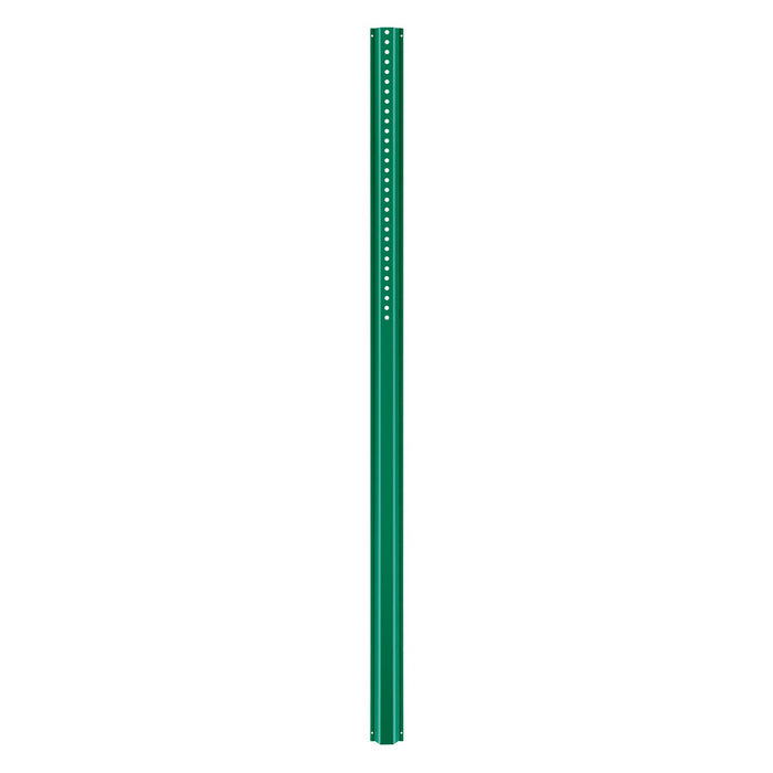 VEVOR 6FT U-Channel Sign Post, 4Pack Green Heavy Duty Steel Fixed Fence Post, Steel Fence U-Channel Sign for Garden, Courtyard, Farm or Traffic Intersection