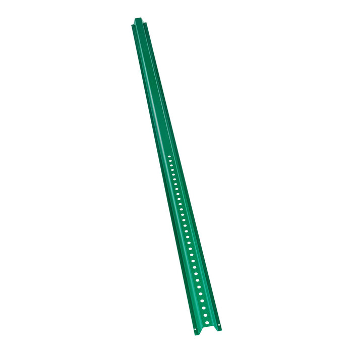 VEVOR 6FT U-Channel Sign Post, 4Pack Green Heavy Duty Steel Fixed Fence Post, Steel Fence U-Channel Sign for Garden, Courtyard, Farm or Traffic Intersection