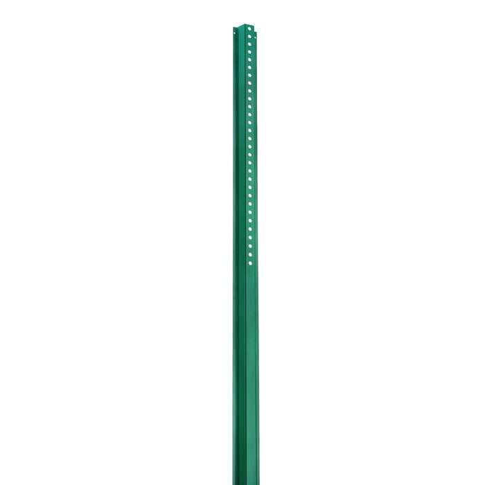 VEVOR 6FT U-Channel Sign Post, 4Pack Green Heavy Duty Steel Fixed Fence Post, Steel Fence U-Channel Sign for Garden, Courtyard, Farm or Traffic Intersection