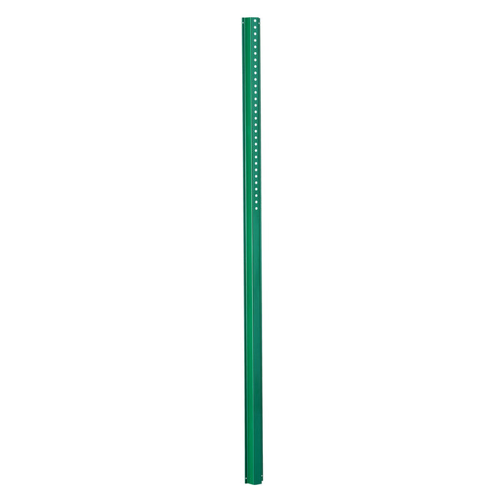 VEVOR 6FT U-Channel Sign Post, 4Pack Green Heavy Duty Steel Fixed Fence Post, Steel Fence U-Channel Sign for Garden, Courtyard, Farm or Traffic Intersection