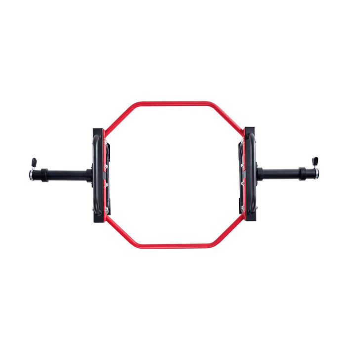 Trap Bar Hex Bar, 50mm Hex Barbell, 240 kg Capacity Shrug Bars, Weightlifting and Strength Training Equipment, Home Gym for Squats, Deadlifts, Shoulder Presses, Red