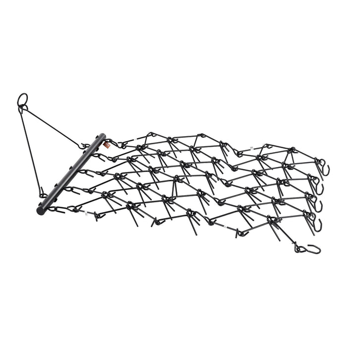 Drag Harrow, 1.2x1.7m Durable Chain Harrow with 80 Sharp Teeth, Suitable for ATV UTV Tractor, Ideal for Soil Preparation, Seeding, Smoothing Landscapes, and Yard Gravel Driveway Maintenance