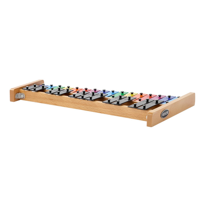 VEVOR Glockenspiel Xylophone, 27 Notes, Professional Xylophone Percussion Instrument, with Colorful Metal Keys, Includes 4 Mallets, Carrying Bag, Beginner Musical Instrument Kit for Adults and Kids