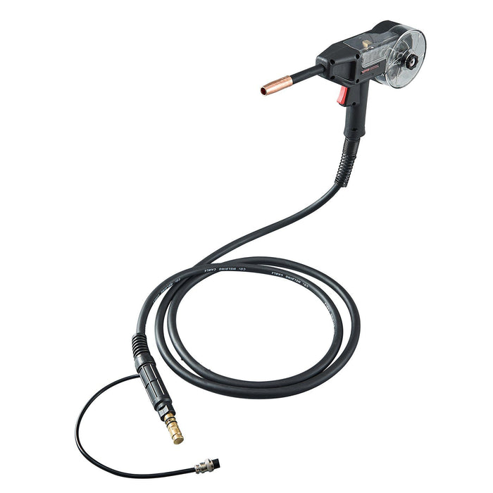 200Amp Spool Gun with 10FT Cable, Compatible with W Weldpro MlG200GDsv200 and MIG155GD Welders, Suitable for 0.030" and 0.035" Flux Core/Solid/Aluminum Welding Wires