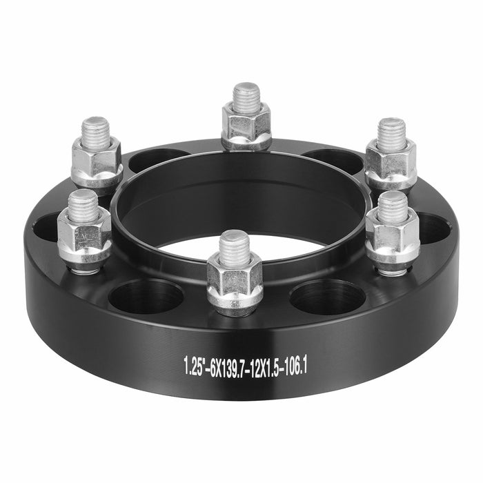 VEVOR 1.25" 6"x5" Wheel Spacers Wheel Adapters 6 Lug Forged Spacer 4 PCS Blue
