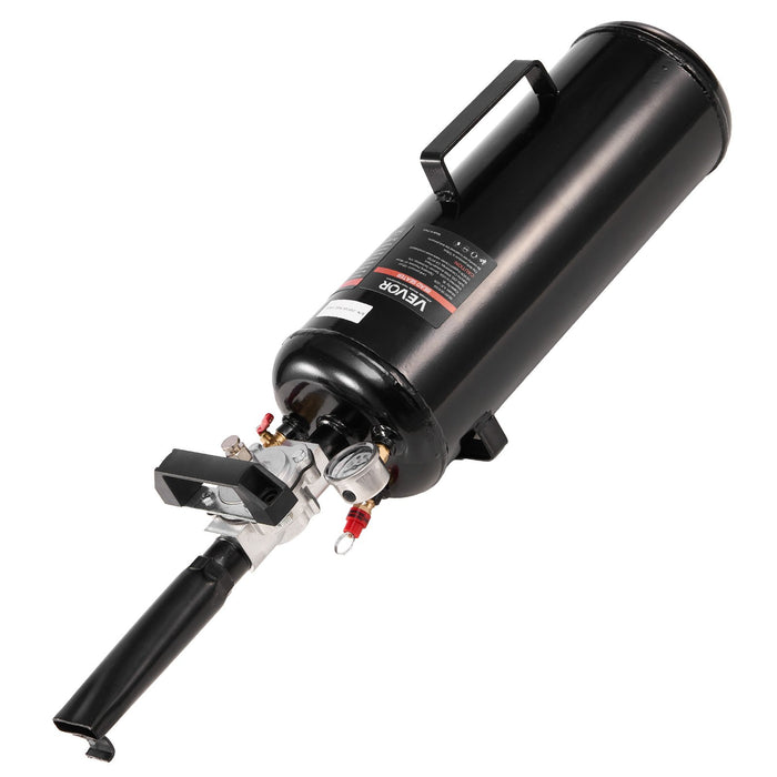 VEVOR Portable Tire Bead Seater, 2.1 Gal / 8 L Air Bead Blaster, Handheld Tire Inflator Tool, 87-116 PSI Operating Pressure, Trigger Seating Inflator for Car, Compact SUV, Light Truck, E-Bike, RV, ATV