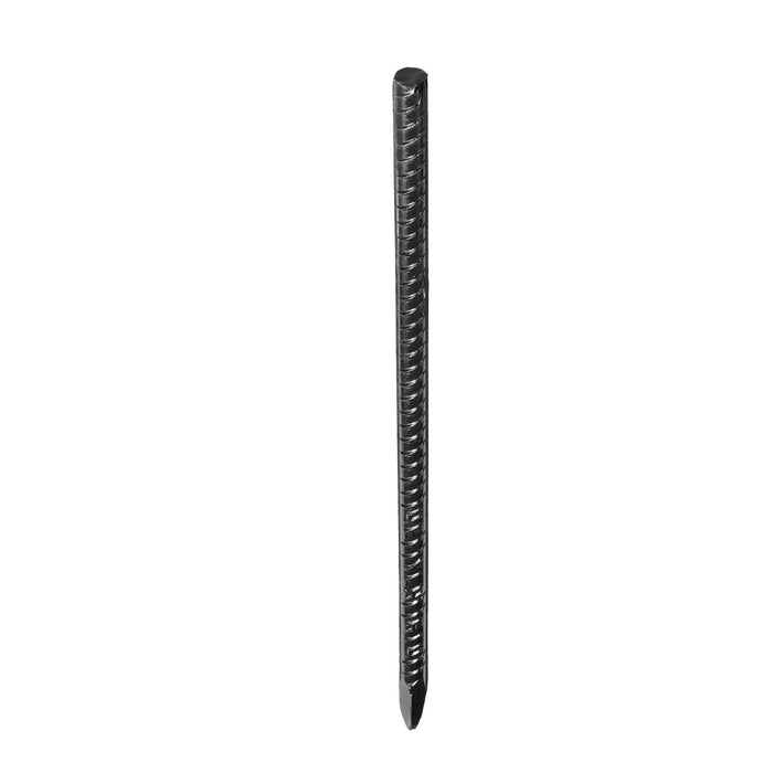 Rebar Stakes, 406.4 mm, Heavy-Duty 11.5 mm Diameter, Straight Galvanized Steel Ground Anchors with Chisel Point End & Rust-Resistant Coating, for Gardening Support, Fence, Camping Tents (16-Pack)