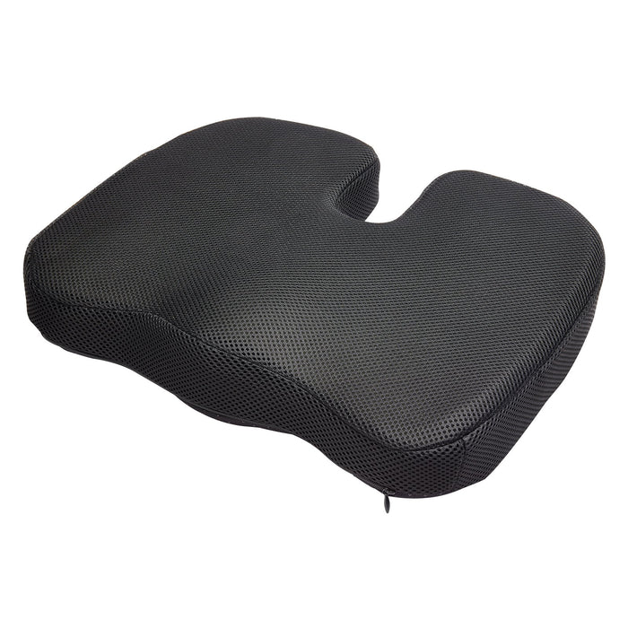 VEVOR Seat Cushion, Cooling Gel + Memory Foam Seat Cushion, Pressure-Relief Wheelchair Seat Pad with U-Shaped Cutout & Removable Cover, Lightweight and Portable for Travel, Car, Office, Airplane