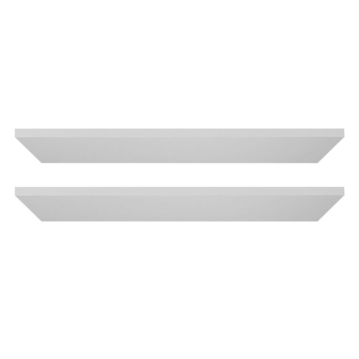 Melamine Shelves, 2 Piece, Wooden Cabinet Shelves Cut to Size for Closet System, Replacement Cabinet Shelf, Versatile Use Wardrobe Board for Closets, Cabinets, or any custom Shelving Needs