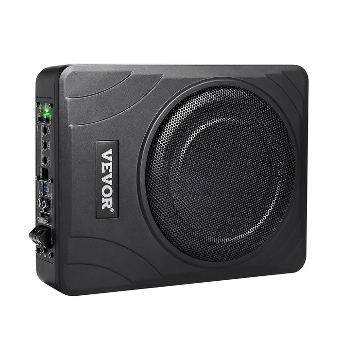 VEVOR 8" 300W Under Seat Car Subwoofer Slim Powered Car/Truck Subwoofer System