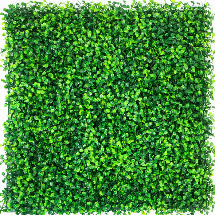 VEVOR Artificial Boxwood Panels, 6 PCS50.8x50.8cmBoxwood Hedge Wall Panels, PE Artificial Grass Backdrop Wall 4 cm, Privacy Hedge Screen for Decoration of Outdoor, Indoor, Garden, Fence, and Backyard