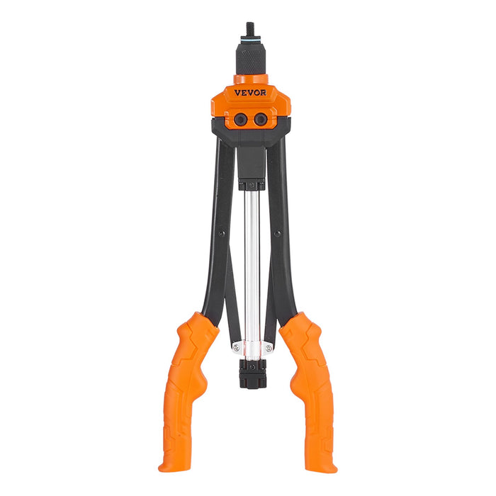 VEVOR Rivet Nut Tool, 16â€?Rivnut Tool Kit with 13PCS Metric and SAE Mandrels, 186PCS Rivet Nuts, M3, M4, 10-24, M5, M6, 1/4-20, 8-32, 5/16-18, M8, 3/8-16, M10, M12, 1/2-13, Semi-auto Retraction