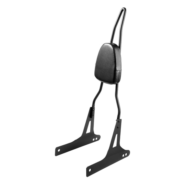VEVOR Motorcycle Backrest Sissy Bar, Compatible With Harley-Davidson Dyna Street Glide Road Glide Road King, 730mm Height Detachable Passenger Backrest, For Motorcycles, Black