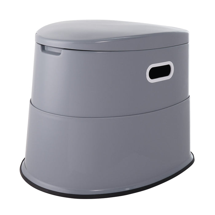 VEVOR Portable Toilet for Camping, Porta Potty with 5L Detachable Inner Bucket & Removable Paper Holder, Commode with Dual Lids, Travel Toilet for Adults Kids Outdoor Camping Car Long Road Trips