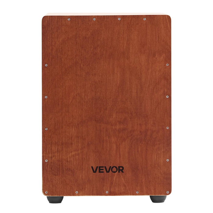 VEVOR Cajon Box Drum, with Internal Snare Wires, Lightweight Wooden Percussion Box, Portable Birch Wood Drum Musical Instrument with Silicone Feet, for Beginners and Professionals, 305 x 305 x 430 mm