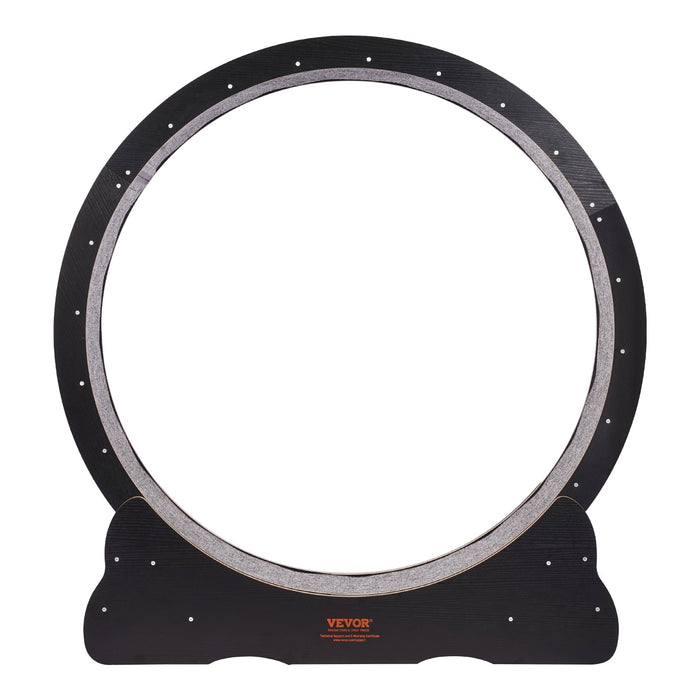 VEVOR Wooden Cat Exercise Wheel, 43.3" Large Cat Treadmill Wheel for Indoor Cats, Cat Running Wheel with Detachable Carpet & Cat Teaser for Running/Walking/Training, Suitable for Most Cats