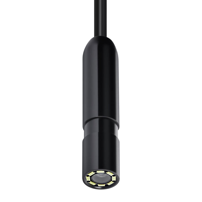 VEVOR Endoscope Camera with Light, 1920P HD Borescope for Android & IOS, 8 LED Lights Inspection Camera with 3m Semi-Rigid Cable, 2X Zoom, IP67 Waterproof Snake Scope Cameras for Auto, Plumbing