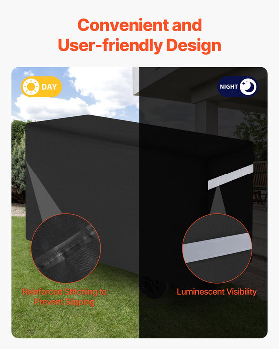 VEVOR 66 inch Grill Cover Heavy Duty BBQ Gas Grill Cover Outdoor Waterproof