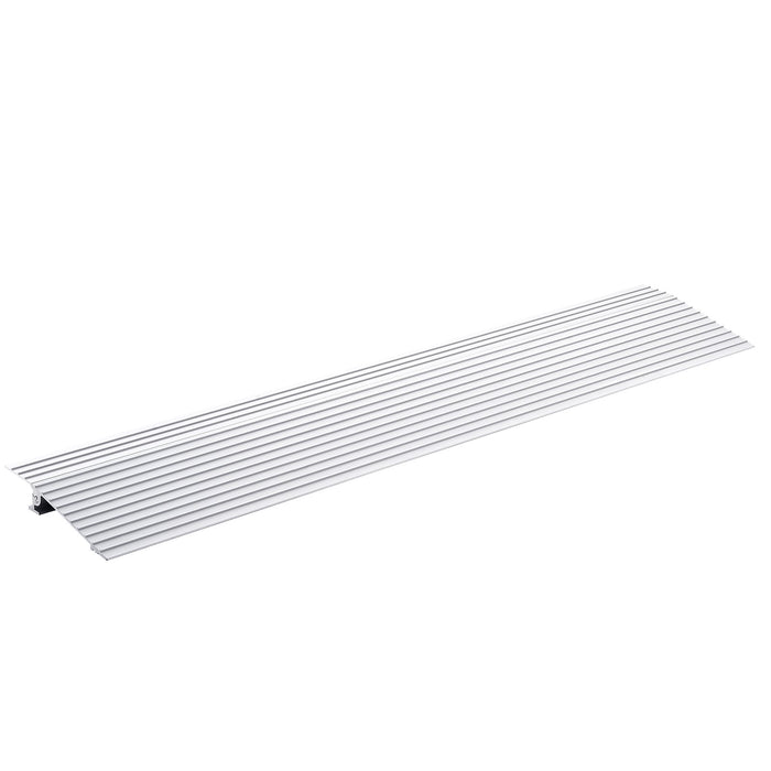 VEVOR Door Threshold Ramp, 1" Rise, 800 lbs Load Capacity, Door Ramp for Wheelchairs, Aluminum Threshold Ramp for Doorways, Adjustable Modular Threshold Ramp for Wheelchairs, Scooters, Power Chairs