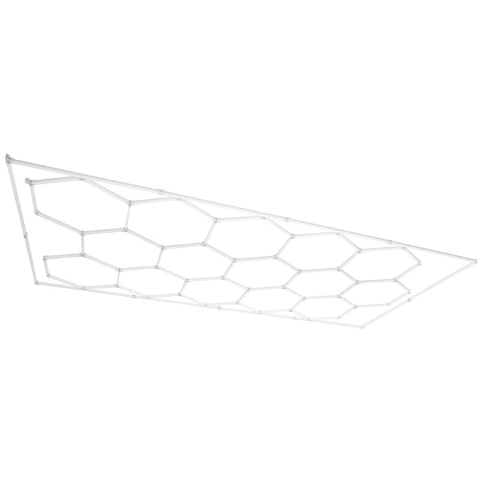 VEVOR Hexagon Garage Lights 66300LM 15 Grids Honeycomb LED Shop Ceiling Light