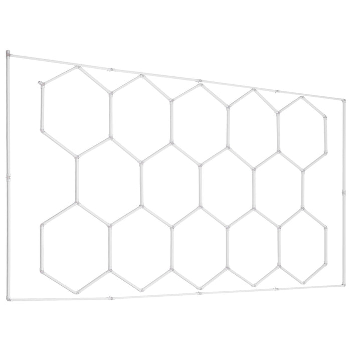 VEVOR Hexagon Garage Lights 86400LM 5 Grid Honeycomb LED Shop Ceiling Light