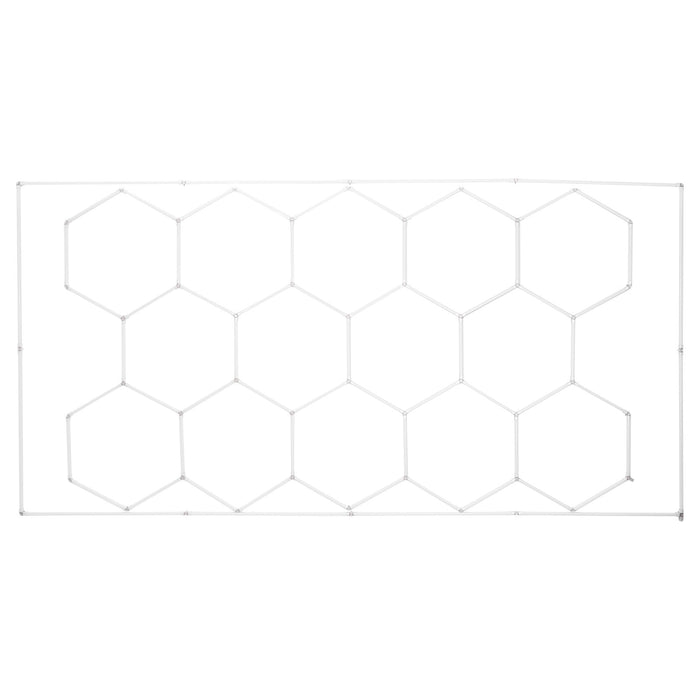 VEVOR Hexagon Garage Lights 86400LM 5 Grid Honeycomb LED Shop Ceiling Light