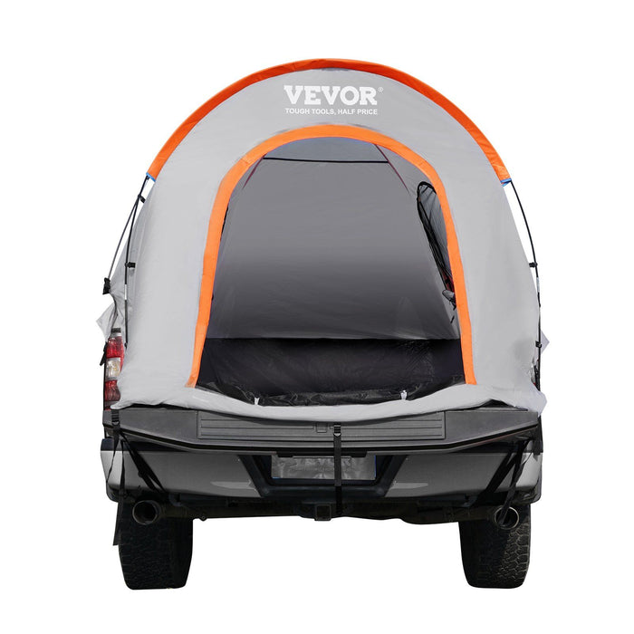 Truck Bed Tent, 6.4'-6.7' Pickup Truck Tent with Rain Layer and Carry Bag, Waterproof PU2000mm Double Layer Truck Tent, Accommodate 2-3 Person, for Camping Traveling Outdoor Activities