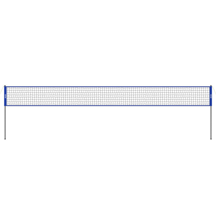 VEVOR Outdoor Portable Volleyball Net System, Adjustable Height Steel Poles, Professional Volleyball Set with PVC Volleyball, Pump, Carrying Bag, Heavy Duty Volleyball Net for Backyard, Beach, Lawn