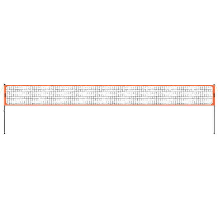 VEVOR Outdoor Portable Volleyball Net System, Adjustable Height Aluminum Poles, Professional Volleyball Set with PVC Volleyball, Pump, Carrying Bag, Heavy Duty Volleyball Net for Backyard, Beach, Lawn
