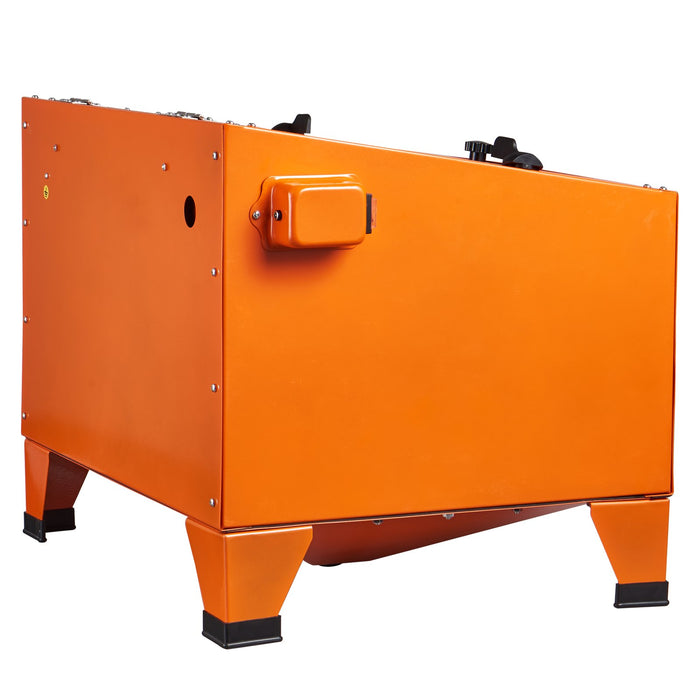 VEVOR 25 Gallon Sandblasting Cabinet, 40-120PSI Portable Benchtop Sand Blasting Cabinet, Heavy Duty Steel Sand Blaster with Blasting Gun & 4 Ceramic Nozzles for Paint, Stain, Rust Removal