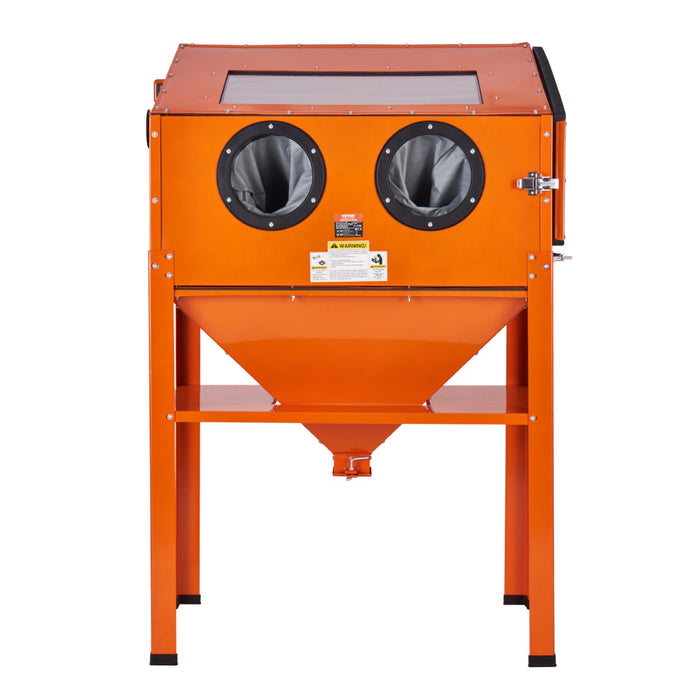 VEVOR 60 Gallon Sand Blasting Cabinet with Stand with Blasting Gun & 4 Nozzles