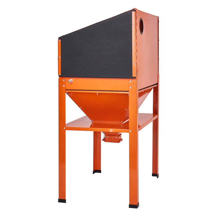 VEVOR 60 Gallon Sand Blasting Cabinet with Stand with Blasting Gun & 4 Nozzles