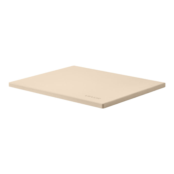 VEVOR Pizza Stone, 508 x 355 mm Rectangular Cordierite Pizza Stone, Extra Large Baking-Stone with PP Scraper, 17 mm Thick Heat-Resistant Cordierite, for Oven, Baking Bread & Pizzas, BBQ Grilling