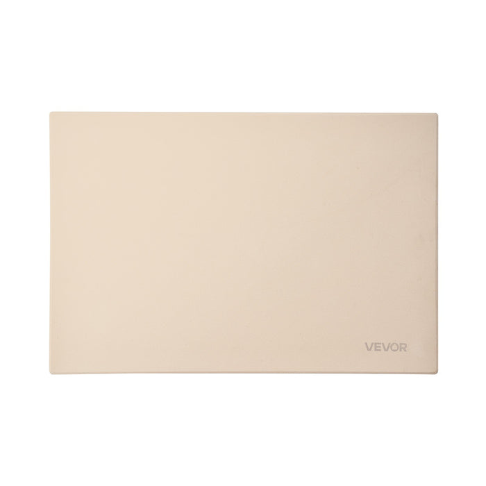 VEVOR Pizza Stone, 508 x 355 mm Rectangular Cordierite Pizza Stone, Extra Large Baking-Stone with Aluminum Peel, 15 mm Thick Heat-Resistant Cordierite, for Oven, Baking Bread & Pizzas, BBQ Grilling