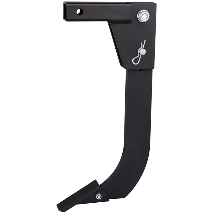 VEVOR Hitch Mounted Ripper, 40.6cm Shank Length Box Scraper Shank, 4 Hole Site Box Blade for Tractor, 2 Locating Pins Ripper Shank, 2 Plough Tips Box Blade Shank Teeth