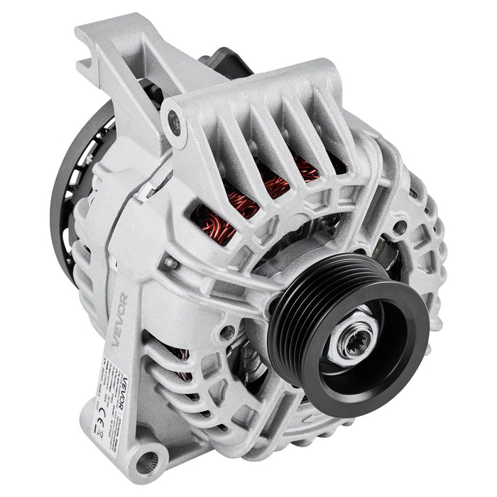 Car Alternator 11185, Fit for Chevrolet Impala LS, LT 3.5L 2006-2011, Impala LTZ 3.9L 2009-2010, Monte Carlo V6 2006-2007, Automotive Replacement Alternator 0124425102, 0124425032, 10335497