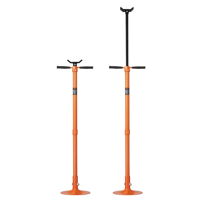 Underhoist Support Stand, 3/4 Ton Capacity Under Hoist Jack Stand, Lifting from 52.8 to 76 in, Self-Locking Threaded Screw, Bearing Mounted Spin Handle Pole Jack, Support Vehicle Components