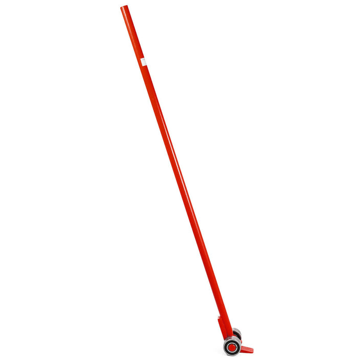 VEVOR Prylever Bar 3T Capacity Steel Pry Lever Bar Heavy Duty with Wheels Prylever with 1.5 m Length Handle