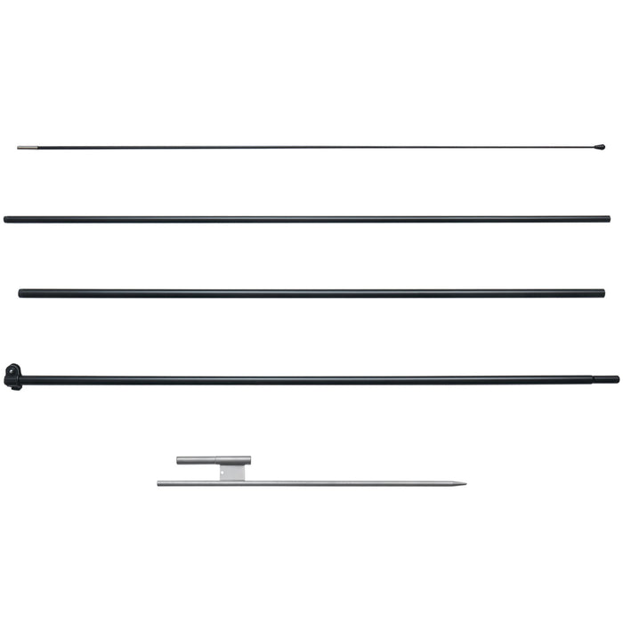 VEVOR Feather Flag Pole Kit, Swooper Flag Pole Set 16.3 ft, Sign Flag Poles for Business Advertising Flags Outdoor, with A Ground Stake and Carrying Bag (Flag Not Included)
