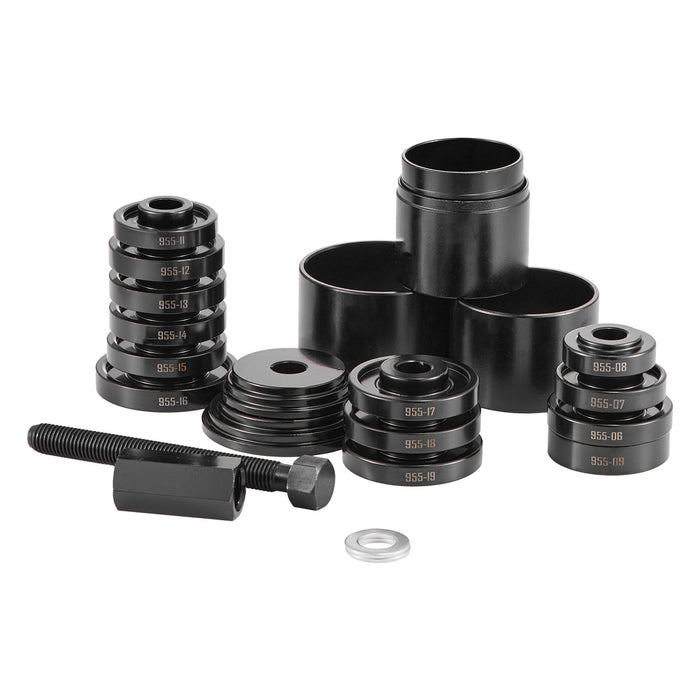VEVOR Wheel Bearing Press Kit, 23 PCS FWD Bearing Puller Tools, for Front Wheel Drive Bearing Removal and Installation, Wheel Bearing Tool with Sliding Screw, Bushings, Sleeve Plates, Storage Case