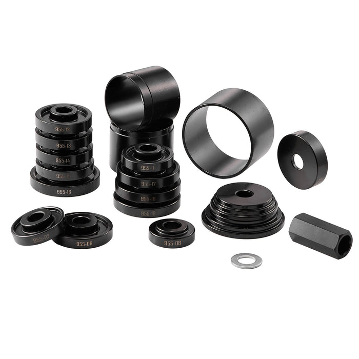 VEVOR Wheel Bearing Press Kit, 23 PCS FWD Bearing Puller Tools, for Front Wheel Drive Bearing Removal and Installation, Wheel Bearing Tool with Sliding Screw, Bushings, Sleeve Plates, Storage Case