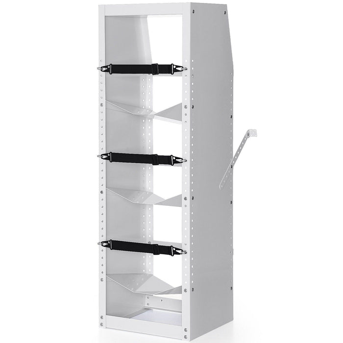 Refrigerant Tank Rack, with 3 x 30-50lb Bottle Tanks, Cylinder Tank Rack 372 × 355 × 1170mm, Refrigerant Cylinder Rack Gas Cylinder Racks and Holders for Freon, Gases, Oxygen, Nitrogen
