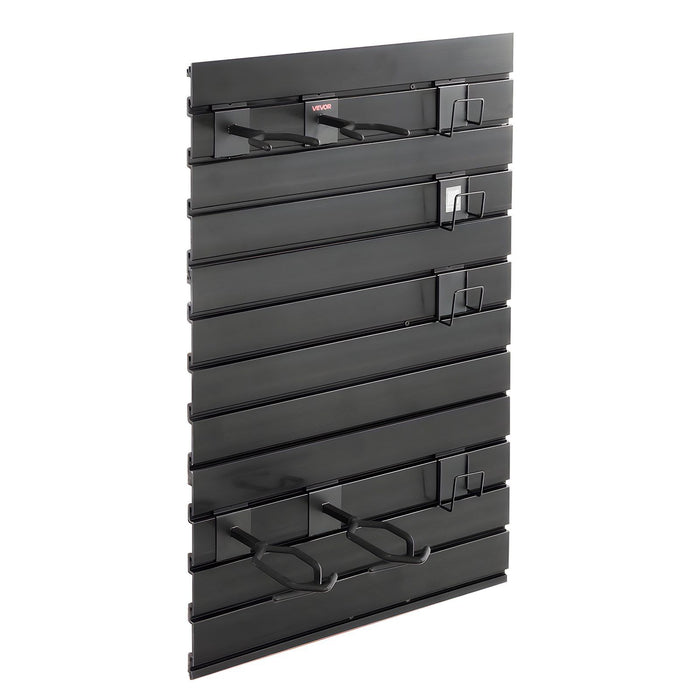 Gun Rack, Wall Mount, Tactical Rifle Shotgun Handgun Storage, Heavy-Duty PVC Panels & Steel Wall Racks, Securely Holds up to 2 Rifles & 4 Pistols, Modular Firearms Gun Gear Accessories Organizer