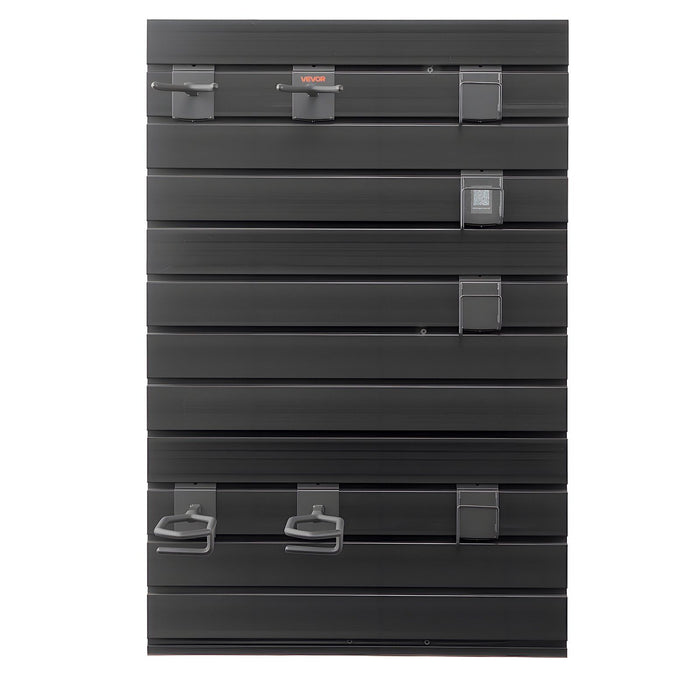Gun Rack, Wall Mount, Tactical Rifle Shotgun Handgun Storage, Heavy-Duty PVC Panels & Steel Wall Racks, Securely Holds up to 2 Rifles & 4 Pistols, Modular Firearms Gun Gear Accessories Organizer